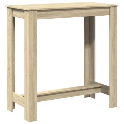 Sonoma tölgy színű szerelt fa bárasztal 102 x 50 x 103,5 cm
