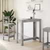 Betonszürke szerelt fa bárasztal 102 x 50 x 103,5 cm