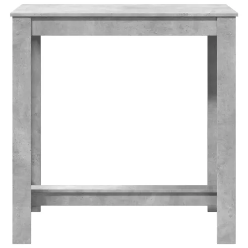 Betonszürke szerelt fa bárasztal 102 x 50 x 103,5 cm