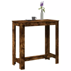   Füstös tölgy színű szerelt fa bárasztal 102 x 50 x 103,5 cm