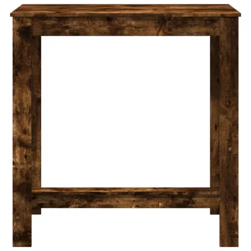 Füstös tölgy színű szerelt fa bárasztal 102 x 50 x 103,5 cm