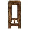 Füstös tölgy színű szerelt fa bárasztal 102 x 50 x 103,5 cm