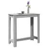 Szürke sonoma színű szerelt fa bárasztal 102 x 50 x 103,5 cm