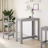 Szürke sonoma színű szerelt fa bárasztal 102 x 50 x 103,5 cm
