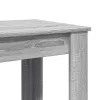 Szürke sonoma színű szerelt fa bárasztal 102 x 50 x 103,5 cm
