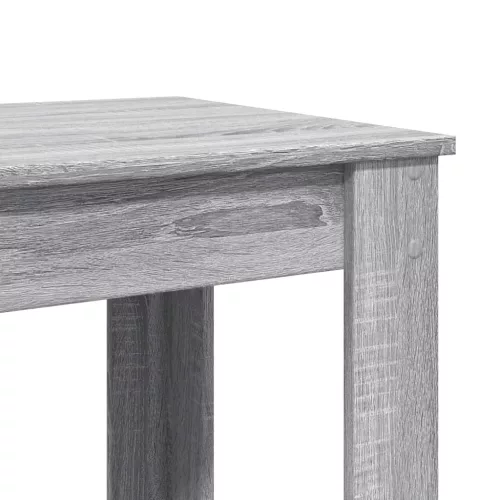 Szürke sonoma színű szerelt fa bárasztal 102 x 50 x 103,5 cm