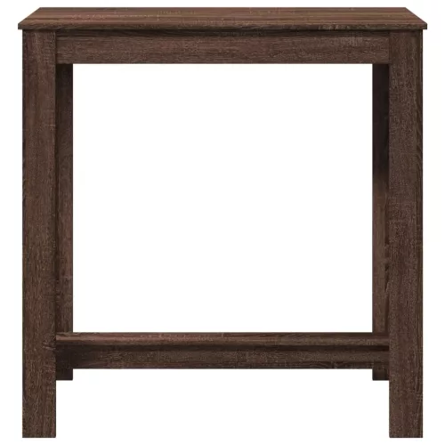 Barna tölgy színű szerelt fa bárasztal 102 x 50 x 103,5 cm