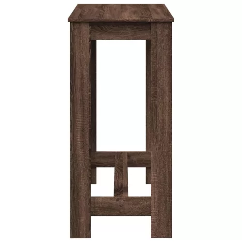 Barna tölgy színű szerelt fa bárasztal 102 x 50 x 103,5 cm