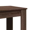 Barna tölgy színű szerelt fa bárasztal 102 x 50 x 103,5 cm