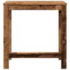 Antik fa színű szerelt fa bárasztal 102 x 50 x 103,5 cm