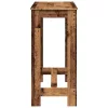 Antik fa színű szerelt fa bárasztal 102 x 50 x 103,5 cm