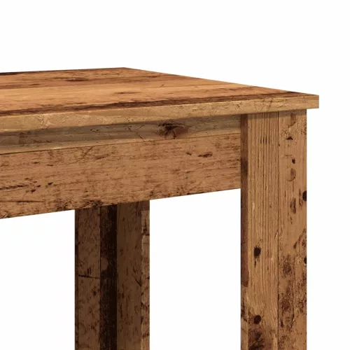 Antik fa színű szerelt fa bárasztal 102 x 50 x 103,5 cm