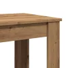 Kézműves tölgy színű szerelt fa bárasztal 102 x 50 x 103,5 cm