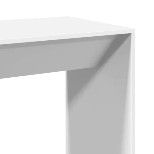 Fehér szerelt fa bárasztal 102 x 50 x 103,5 cm