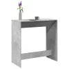 Betonszürke szerelt fa bárasztal 102 x 50 x 103,5 cm