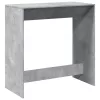 Betonszürke szerelt fa bárasztal 102 x 50 x 103,5 cm