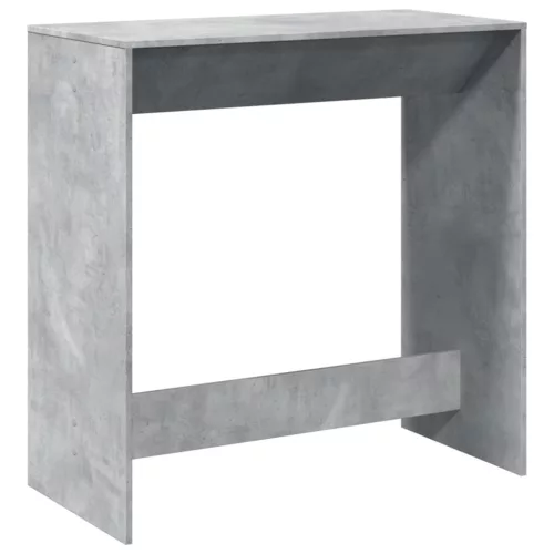 Betonszürke szerelt fa bárasztal 102 x 50 x 103,5 cm