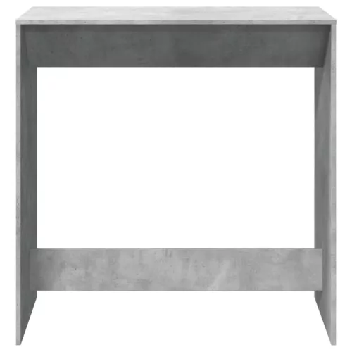 Betonszürke szerelt fa bárasztal 102 x 50 x 103,5 cm
