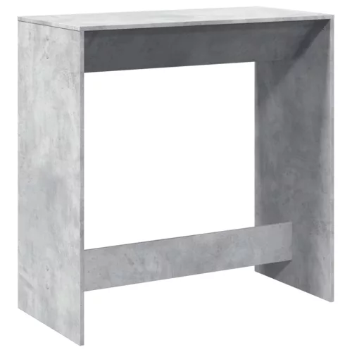 Betonszürke szerelt fa bárasztal 102 x 50 x 103,5 cm
