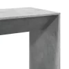 Betonszürke szerelt fa bárasztal 102 x 50 x 103,5 cm