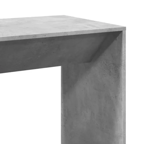 Betonszürke szerelt fa bárasztal 102 x 50 x 103,5 cm