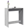 Szürke sonoma színű szerelt fa bárasztal 102 x 50 x 103,5 cm