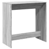 Szürke sonoma színű szerelt fa bárasztal 102 x 50 x 103,5 cm