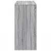 Szürke sonoma színű szerelt fa bárasztal 102 x 50 x 103,5 cm