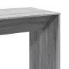 Szürke sonoma színű szerelt fa bárasztal 102 x 50 x 103,5 cm