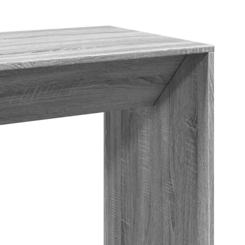 Szürke sonoma színű szerelt fa bárasztal 102 x 50 x 103,5 cm
