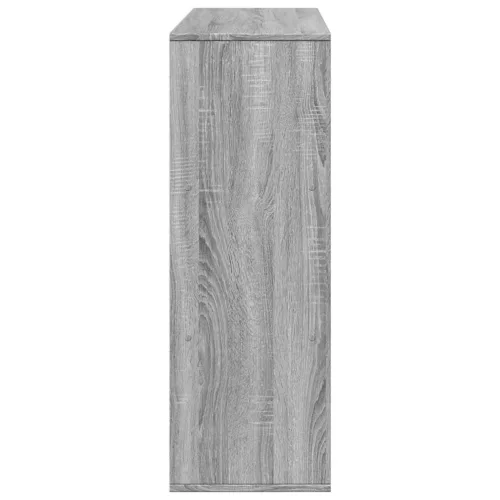 Szürke sonoma színű térelválasztó könyvszekrény 100x33x94,5 cm