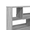 Szürke sonoma színű térelválasztó könyvszekrény 100x33x94,5 cm