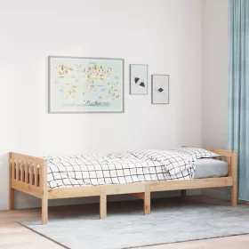 Tömör fenyőfa gyerekágy matrac nélkül 80 x 200 cm
