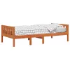 Viaszbarna tömör fenyőfa gyerekágy matrac nélkül 90 x 190 cm