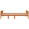 Viaszbarna tömör fenyőfa gyerekágy matrac nélkül 75 x 190 cm