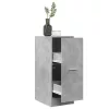 Betonszürke szerelt fa patikaszekrény 30 x 41 x 77,5 cm