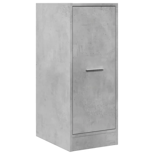 Betonszürke szerelt fa patikaszekrény 30 x 41 x 77,5 cm