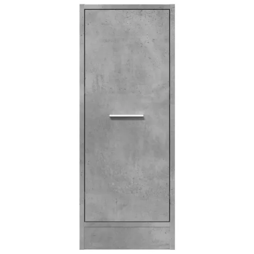 Betonszürke szerelt fa patikaszekrény 30 x 41 x 77,5 cm