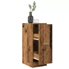   Antik fa színű szerelt fa patikaszekrény 30 x 41 x 77,5 cm