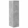 Betonszürke szerelt fa patikaszekrény 30 x 41 x 118 cm