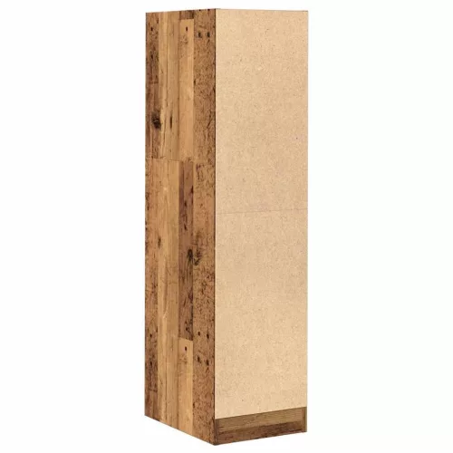 Antik fa színű szerelt fa patikaszekrény 30 x 41 x 118 cm