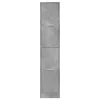 Betonszürke szerelt fa patikaszekrény 30 x 41 x 144,5 cm