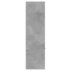 Betonszürke szerelt fa patikaszekrény 30 x 41 x 144,5 cm