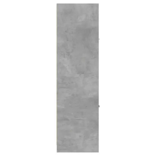 Betonszürke szerelt fa patikaszekrény 30 x 41 x 144,5 cm
