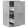 Betonszürke szerelt fa patikaszekrény 40 x 41 x 77,5 cm