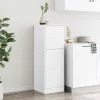 Fehér szerelt fa patikaszekrény 40 x 41 x 118 cm