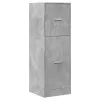 Betonszürke szerelt fa patikaszekrény 40 x 41 x 118 cm