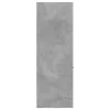 Betonszürke szerelt fa patikaszekrény 40 x 41 x 118 cm