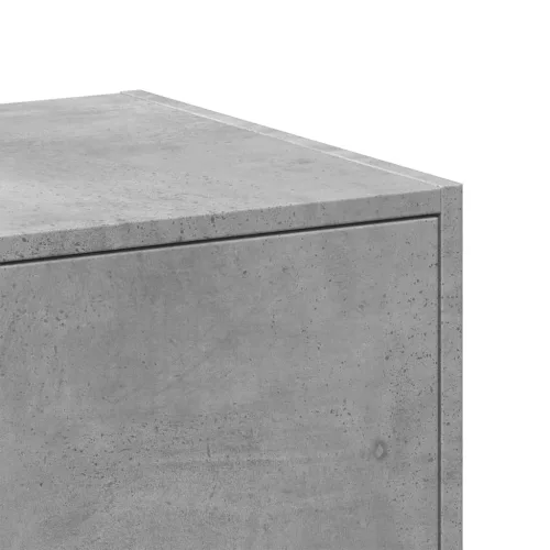 Betonszürke szerelt fa patikaszekrény 40 x 41 x 118 cm