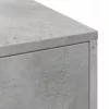 Betonszürke szerelt fa görgős keskeny fürdőszobaszekrény